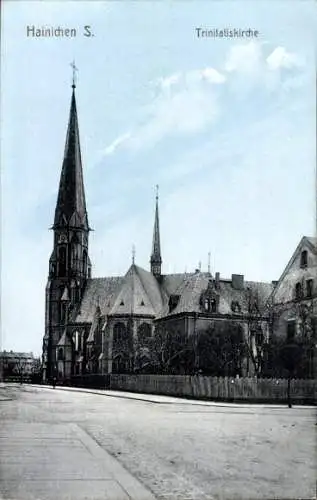 Ak Hainichen in Sachsen, Trinitatiskirche