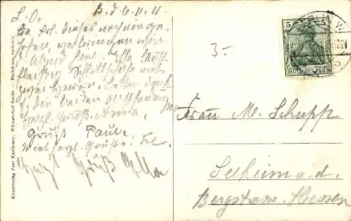Künstler Ak Berlin Schöneberg, Eispalast, Schlittschuhlaufen