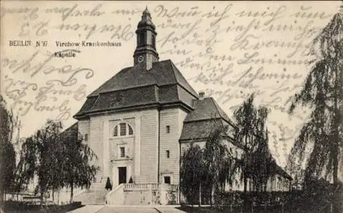 Ak Berlin Wedding, Kapelle des Virchow Krankenhauses