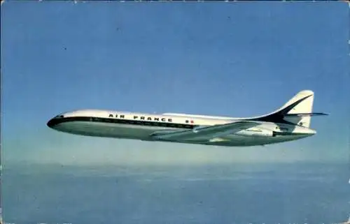 Ak Französisches Passagierflugzeug, Air France, Caravelle