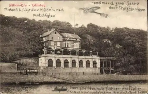 Ak Mülheim a. d. Ruhr, Am Kahlenberg, Gasthaus