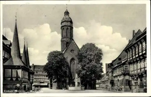 Ak Einbeck in Niedersachsen, Marktplatz