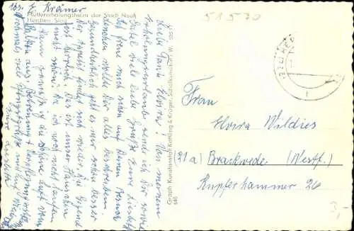 Ak Herchen Windeck im Rhein Sieg Kreis, Müttererholungsheim der Stadt Neuss