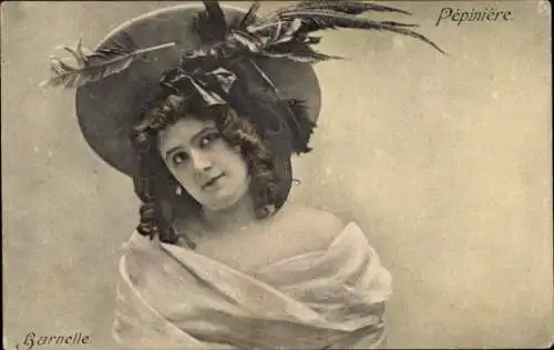 Ak Variete Künstlerin Barnelle, Pepiniere