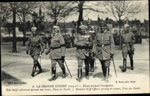 Foto Ak Deutsche Soldaten in Uniformen, Sendemast der Vermittlung, I WK