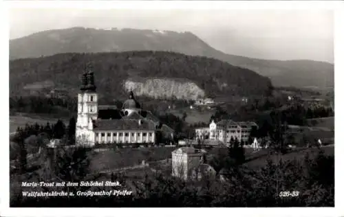 Ak Mariatrost Graz Steiermark, Basilika Mariatrost, Großgasthof Pfeifer