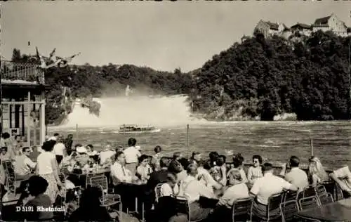 Ak Neuhausen am Rheinfall Kanton Schaffhausen, Rheinfall, Restaurant Schlössli Wörth