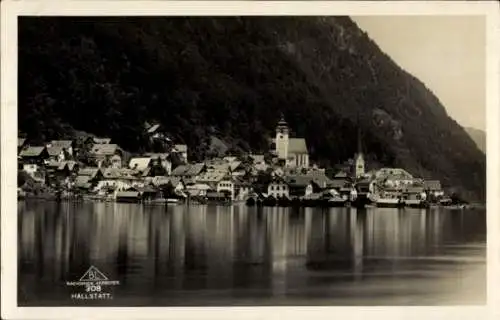 Ak Hallstatt im Salzkammergut Oberösterreich, Teilansicht