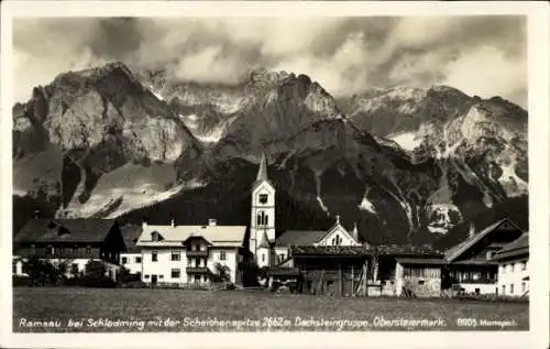 Ak Ramsau bei Schladming Steiermark, Scheichenspitze, Dachsteingruppe