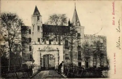 Ak Haamstede Zeeland Niederlande, Schloss