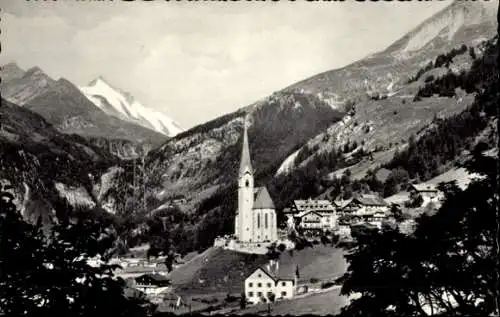 Ak Heiligenblut am Großglockner in Kärnten, Teilansicht, Kirche