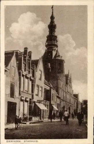 Ak Zierikzee Zeeland, Rathaus