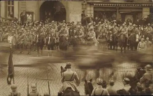 Foto Ak Wissembourg Weißenburg Elsass Bas Rhin, Französische Soldaten