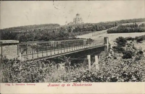 Ak Mook und Middelaar Limburg Niederlande, Schloss auf der Mookerheide