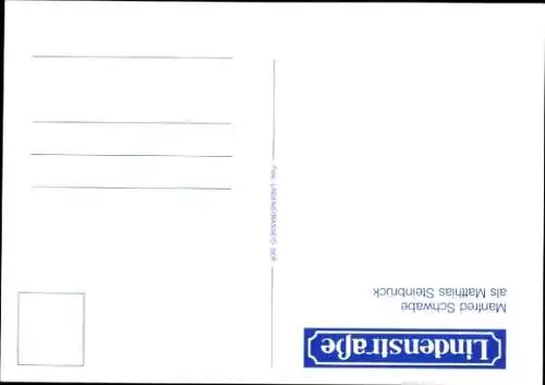 Ak Schauspieler Manfred Schwabe, Portrait, Autogramm