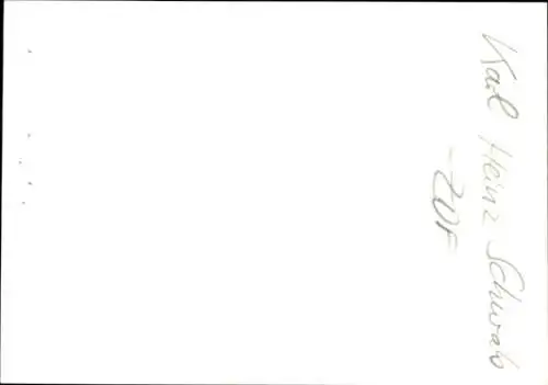 Ak Fernsehjournalist Karl Heinz Schwab, Portrait, Autogramm