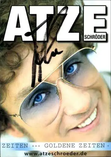 Ak Schauspieler und Comedian Atze Schröder, Autogramm