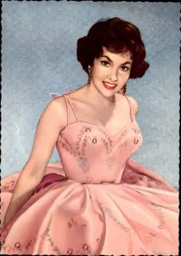 Ak Schauspielerin Gina Lollobrigida, Portrait