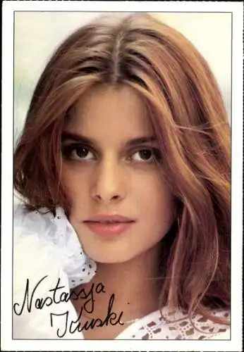 Ak Schauspielerin Nastassja Kinski, Portrait, Autogramm