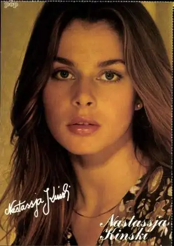 Ak Schauspielerin Nastassja Kinski, Portrait, Autogramm