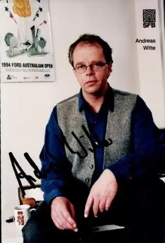 Ak Schauspieler Andreas Witte, Portrait, Autogramm