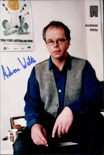 Ak Schauspieler Andreas Witte, Portrait, Autogramm