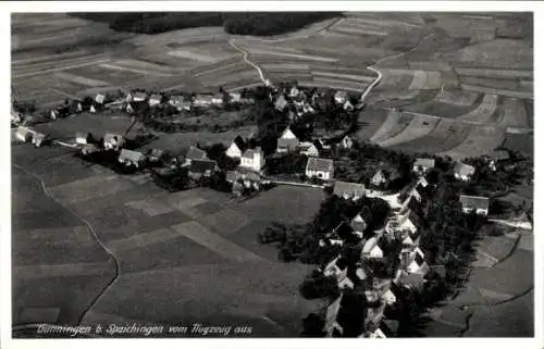 Ak Gunningen in Württemberg, Fliegeraufnahme