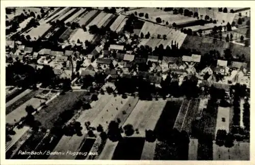 Ak Palmbach Karlsruhe in Baden, Fliegeraufnahme, Gasthaus zum Lamm