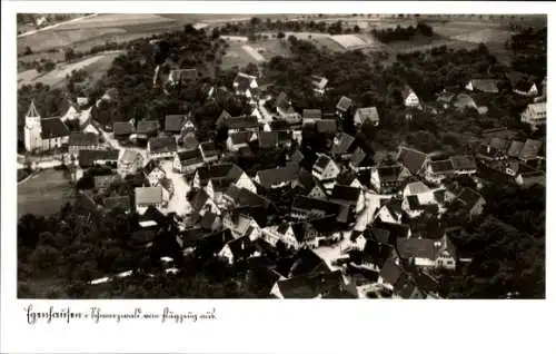 Ak Egenhausen im Nordschwarzwald, Fliegeraufnahme