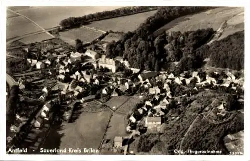 Ak Antfeld Olsberg im Sauerland, Fliegeraufnahme