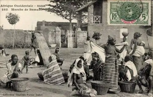 Ak Sudan, Marktplatz, Afrikaner