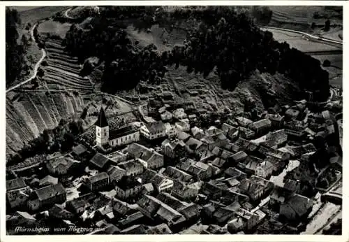 Ak Mörnsheim in Bayern, Fliegeraufnahme