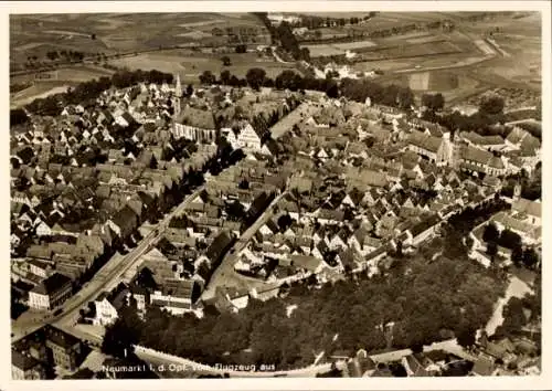 Ak Neumarkt in der Oberpfalz, Fliegeraufnahme