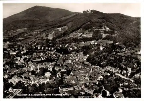 Ak Auerbach Bensheim an der Bergstraße Hessen, Fliegeraufnahme