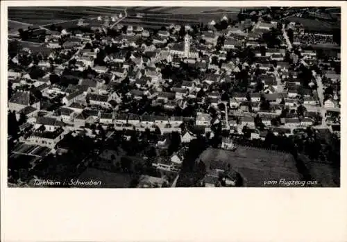 Ak Türkheim in Schwaben, Fliegeraufnahme