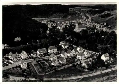 Ak Herrlingen Blaustein in Württemberg, Fliegeraufnahme