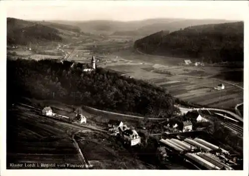 Ak Lorch im Remstal Württemberg, Kloster Lorch, Fliegeraufnahme