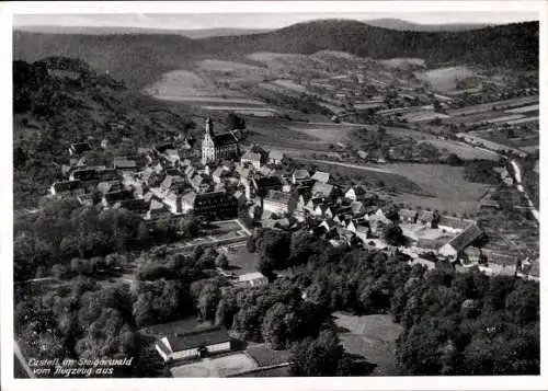 Ak Castell Unterfranken, Fliegeraufnahme