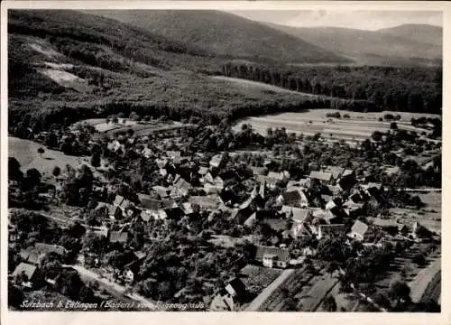 Ak Sulzbach Billigheim in Baden, Fliegeraufnahme