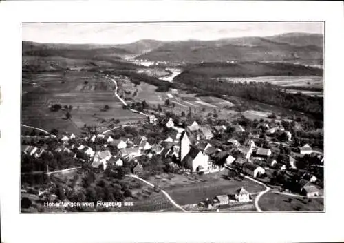 Ak Hohentengen am Hochrhein, Fliegeraufnahme