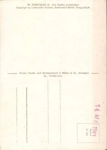 Ak Schörzingen Schömberg im Zollernalbkreis, Fliegeraufnahme