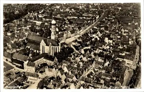 Ak Augsburg in Schwaben, Fliegeraufnahme