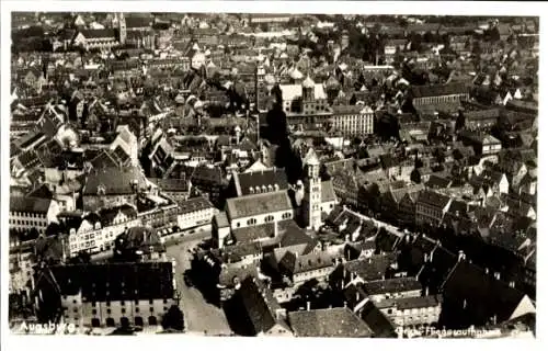 Ak Augsburg in Schwaben, Fliegeraufnahme