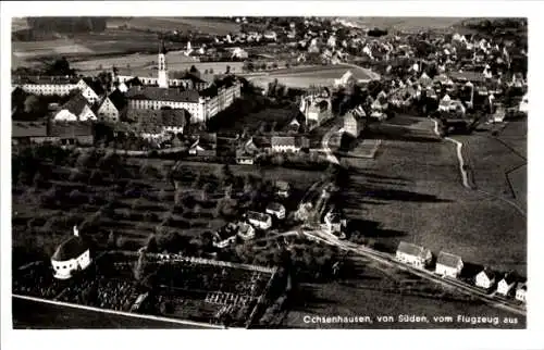 Ak Ochsenhausen in Württemberg, Fliegeraufnahme