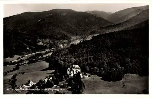 Ak Badenweiler im Schwarzwald, Fliegeraufnahme, Haus Waldeck