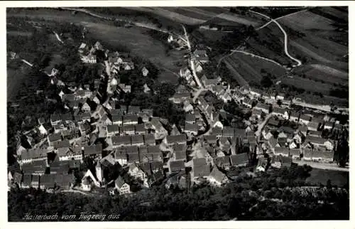 Ak Haiterbach im Schwarzwald, Fliegeraufnahme