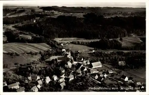 Ak Kirchenkirnberg Murrhardt in Württemberg, Fliegeraufnahme