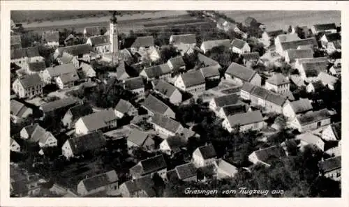 Ak Griesingen an der Donau, Fliegeraufnahme