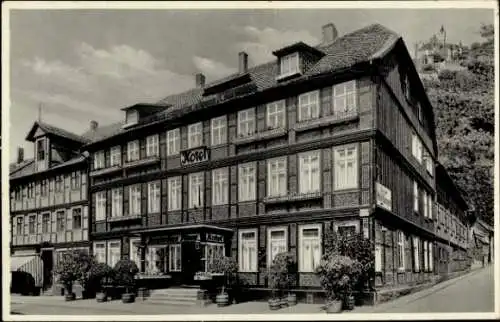 Ak Wernigerode am Harz, Hotel Deutsches Haus