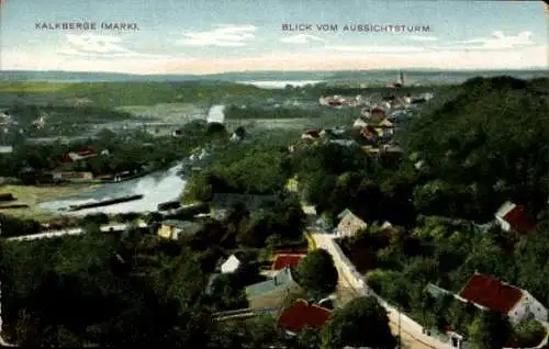 Ak Karlberge in der Mark Rüdersdorf bei Berlin, Gesamtansicht, Aussichtsturm